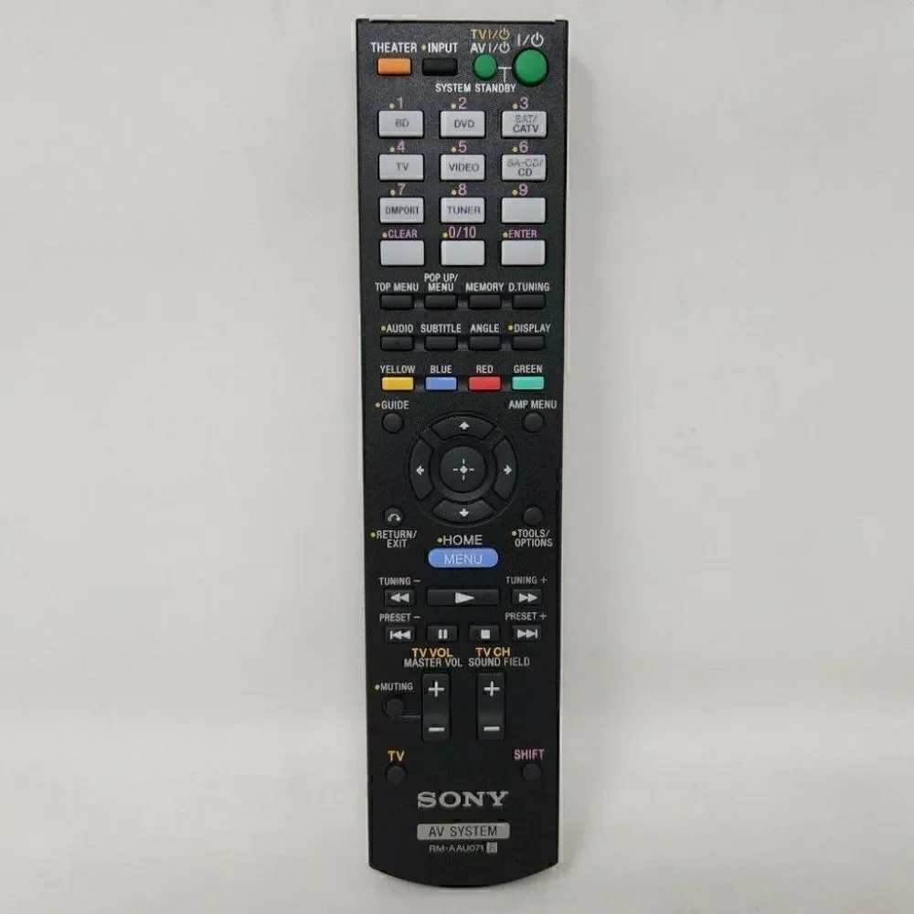 SONY RM-AAU071 AV REMOTE CONTROL HT-SS370 HT-SF470 STR-KS370 TESTED RM-AAU072